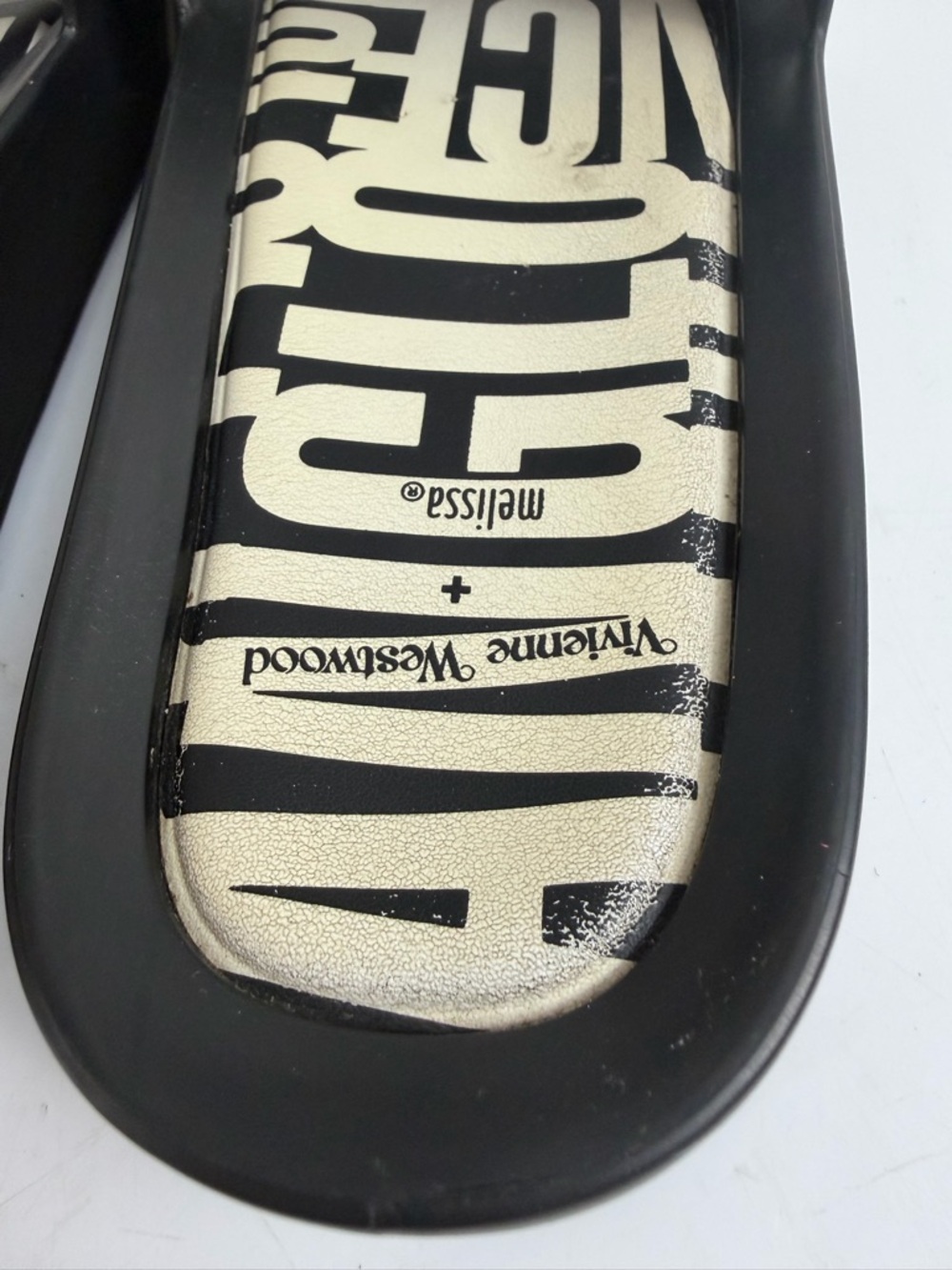 Vivienne Westwood x Melissa Anglomania 
Beach Slide Sandals Size 8 Punk Goth - Picture 9 of 15